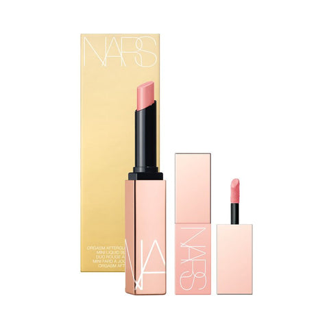 Kit Nars Labial + Rubor liquido mini Orgasm afterglow lipstick and mini liquid blush duo