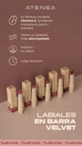 Labial en barra Velvet Atenea