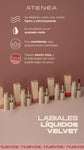 Labiales liquidos Velvet Atenea