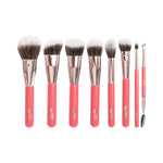 Kit Brocha X10 Rosa Terciopelo - Trendy