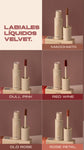 Labiales liquidos Velvet Atenea