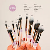 Kit de Brochas Fluffy Montoc x10