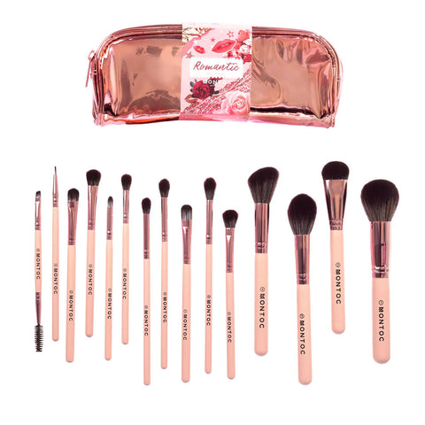 Kit de Brochas Romantic x15 Montoc