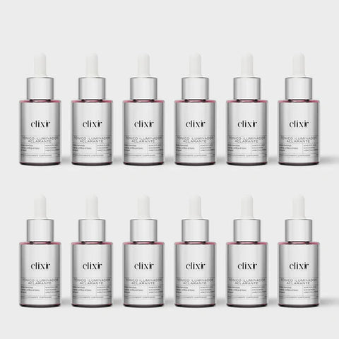 KIT X 12 UNIDADES TONICO ILUMINADOR ACLARANTE ELIXIR (Nueva Imagen)