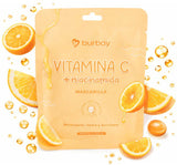 Mascarilla En Velo Vitamina C + Niacinamida Burbay