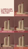 Labial en barra Velvet Atenea