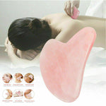 Gua Sha Cuarzo Rosa