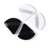 Borla Triangular Blanca/Negra
