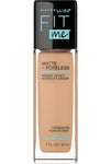Base Fit Me Maybelline Mate Y Sin Poros (Envase De Vidrio)