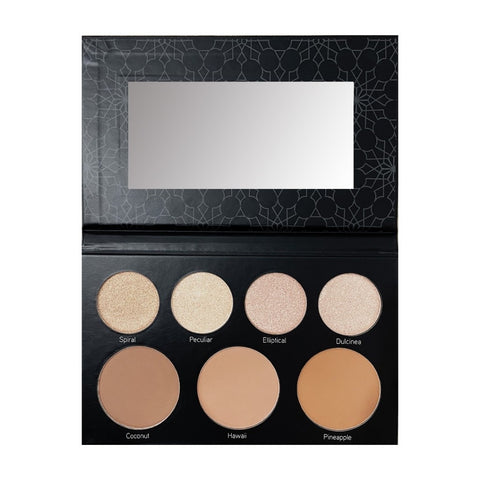 Glam Black Palette Atenea Contorno e Iluminadores